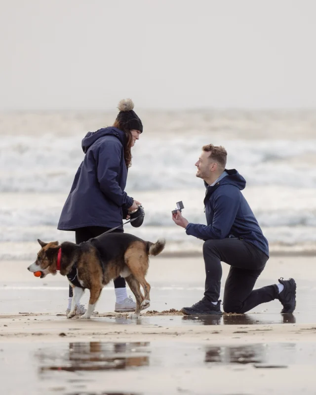 # Secret Proposal #

Congratulations Pete and Tara. I put into action stealth mode at Ogmore Beach to capture the most beautiful moment. 

Wedding Proposal South Wales | Couple Photography

#weddingproposal #engagement #engagementphotographer