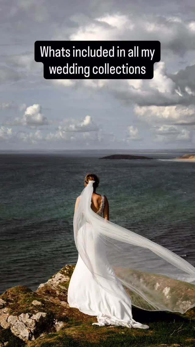 Full Day Wedding Collection

Full Day Coverage | The full story of your day captured from morning to night - (Usually up to 11 hours)

600+ Full-Resolution digital images professionally edited in Colour & Black & White.

Previews - within 48 hours

Private online gallery to view and download your images, share with family & friends, order prints and wall art.

Drone Photography - Great for venue photographs from above.

10 7 x 5” Fine Art prints presented in a beautiful handmade faux leather suede print pouch.

#weddingphotography #weddingphotographerwales #weddingphotographersouthwales #weddingphotographeruk