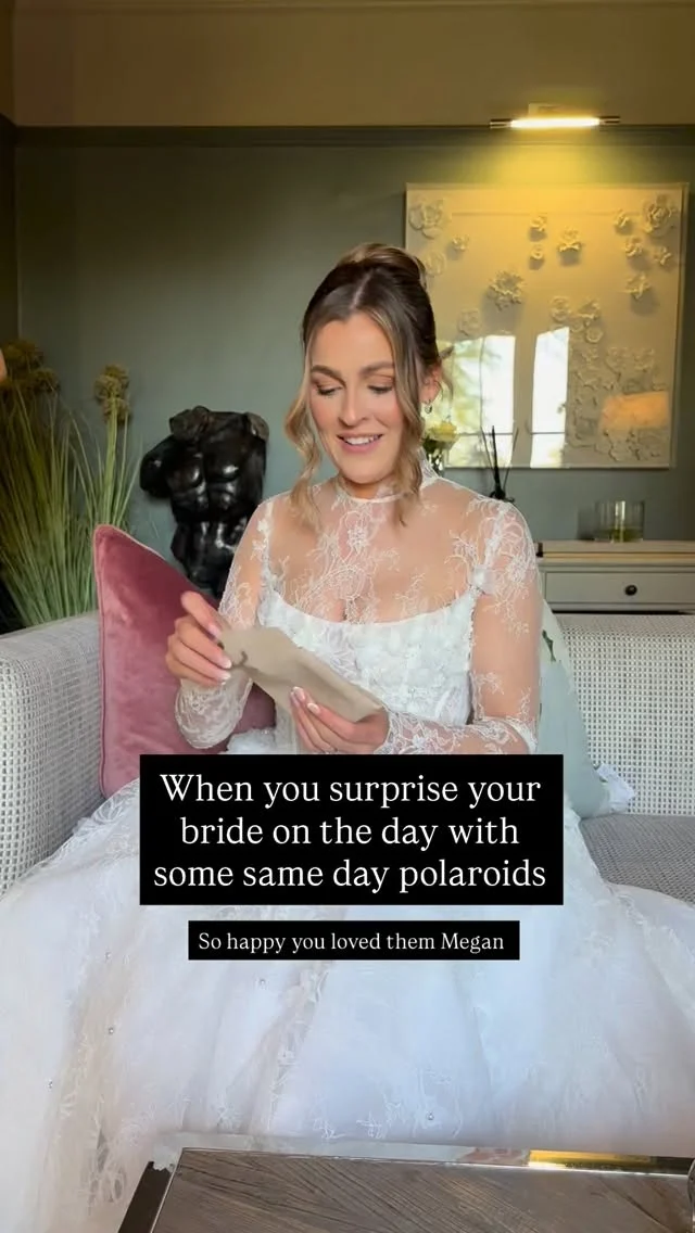 Little surprises like this are priceless. Wedding Polaroids. Images transferred directly from my camera and printed on the day. 

#weddingpolaroid #weddingphotography #weddingphotographerwales #fairyhill